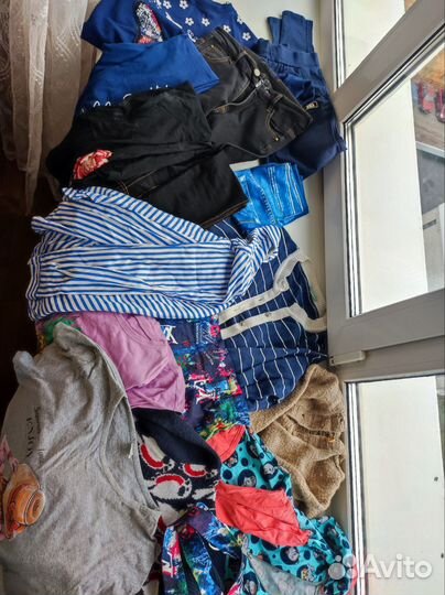 Вещи пакетом на девочку 140 146 размер