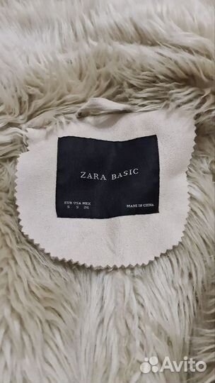 Дубленка женская zara 42