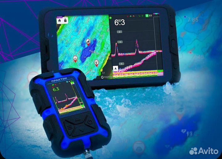 Эхолот практик 8 Pro Wi-Fi новый