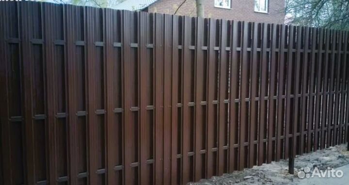 Забор из евроштакетника с гарантией быстро