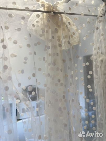 Блузка прозрачная banana republic