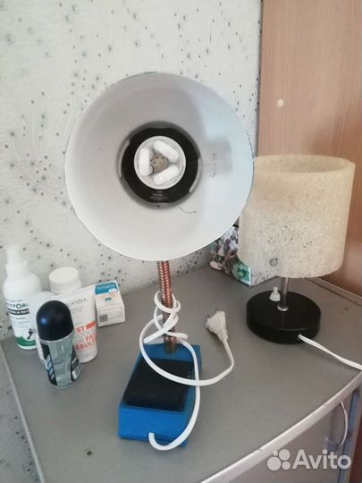 Лампа настольная винтажная