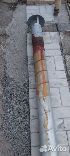 Труба оцинкованная бу 125