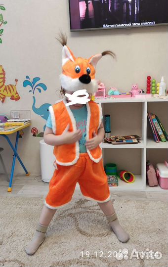 Новогодний костюм белочки (прокат)