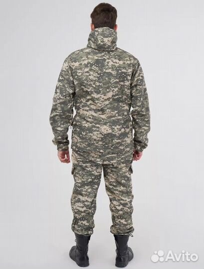 Костюм горка камуфляж на флисе новый