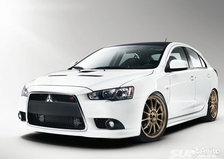 Усилитель + гтц Mitsubishi Lancer X 10 Ralliart
