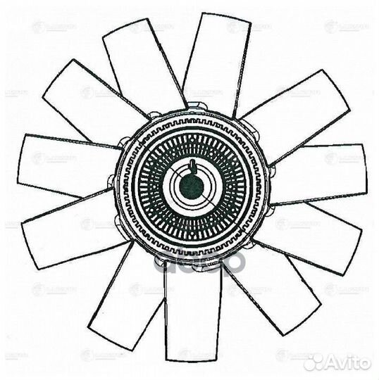 Муфта вязкост. для а/м УАЗ 3163, 3151, 3909 (с