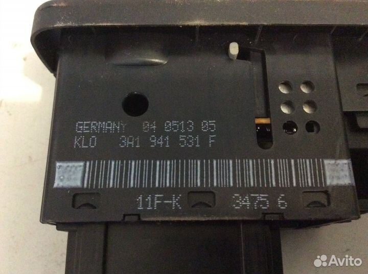 Переключатель света VAG 3A1941531F VW Passat B-4