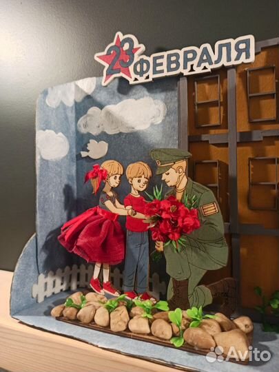 Поделка на 23 февраля в детский сад/школу