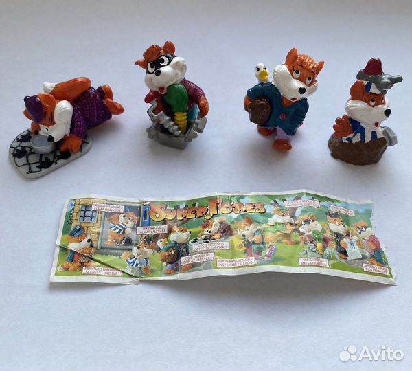Киндеры 90-х зайцы, лисы, слоны, дино, сборка