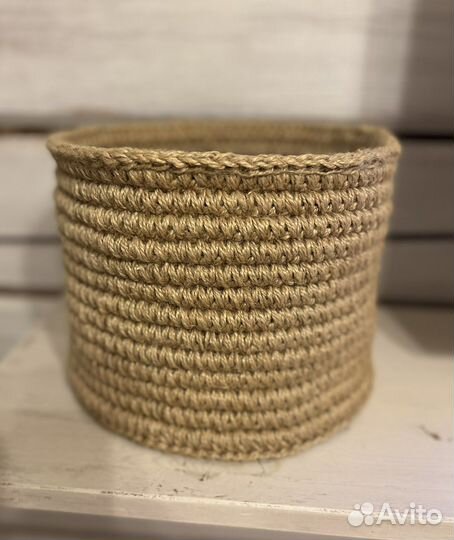 Корзина из джута