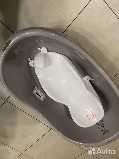 Ванночка для купания с горкой