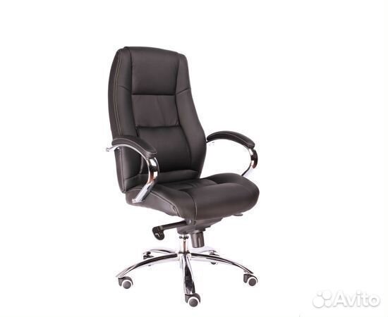 Кресло офисное EverProf Kron M Кожа Черный