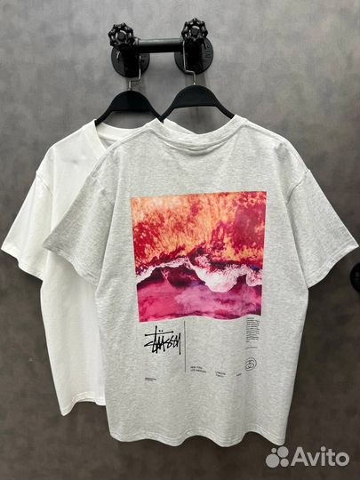 Стильные оверсайз футболки Stussy 2024