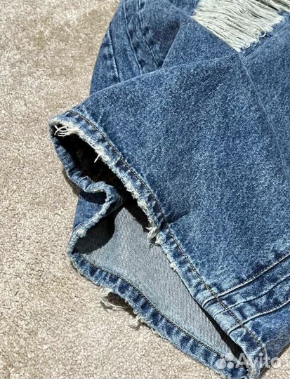 Джинсы Vetements 23SS Distressed Flared Jeans