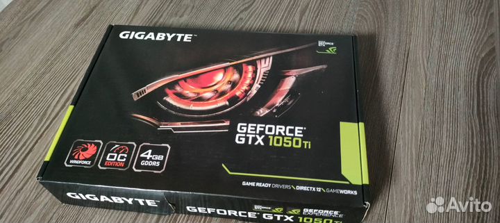 Видеокарта gtx 1050 ti 4gb gigabyte