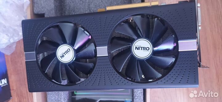 Видеокарта Radeon RX580 4gb Nitro+