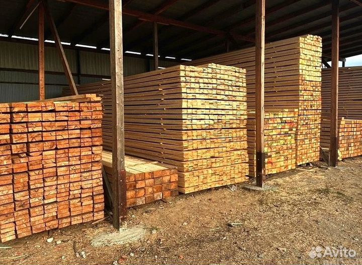 Доска обрезная 50 x150 ту
