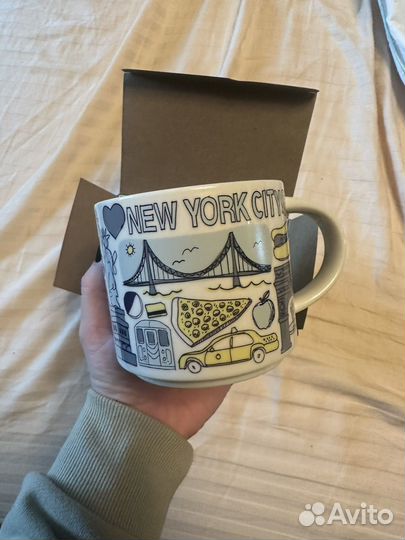 Кружка starbucks bts new york