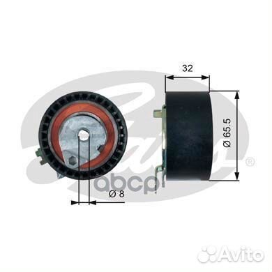 Ролик натяжителя ремня грм renault/ nissan gates