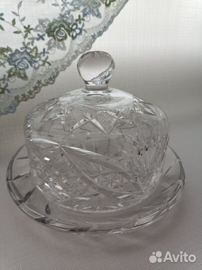 Ваза хрустальная