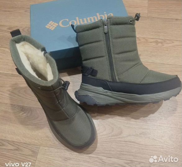 Дутики зимние новые Columbia Gore-tex с мехом