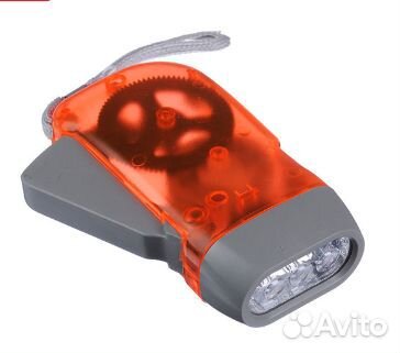 Чингисхан фонарик динамический 3 LED, пластик, 9,5