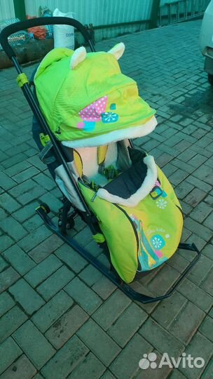 Санки коляска Ника Детям 7.2