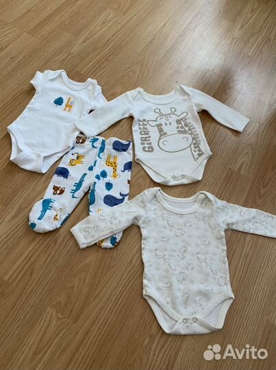 Одежда новорожденному, боди, шапочки, ползунки