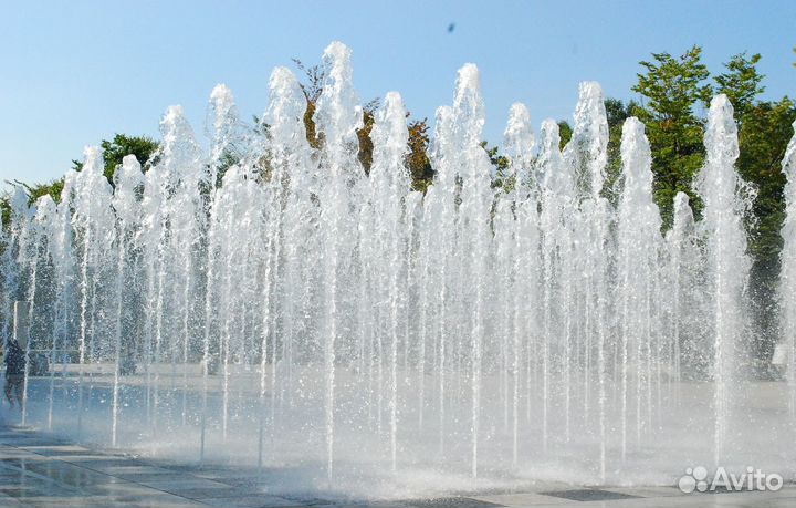 Пешеходный фонтан