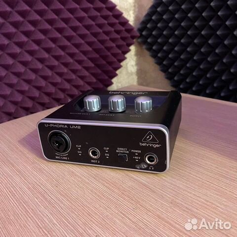 Звуковая карта Behringer U-phoria UM2 купить в Москве | Электроника | Авито