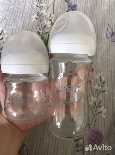 Бутылочки avent стекло