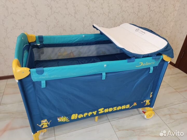 Манеж- кровать Jetem C1 Happy Indians