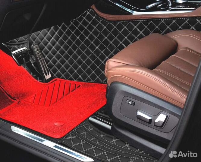 3D Коврики Audi Салон Багажник из Экокожи