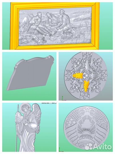 2d и 3d шаблоны для лазера и фрезера чпу