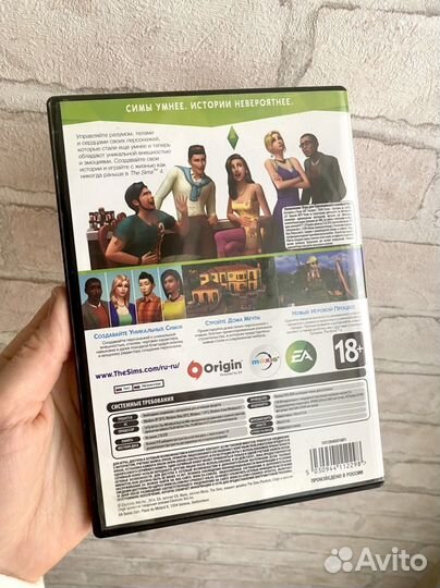 На доставке The sims 4 игра диск