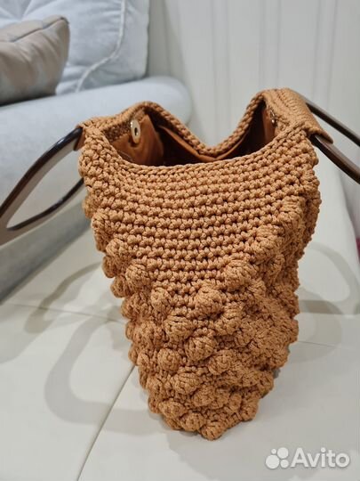 Сумка женская ручная работа вязанная