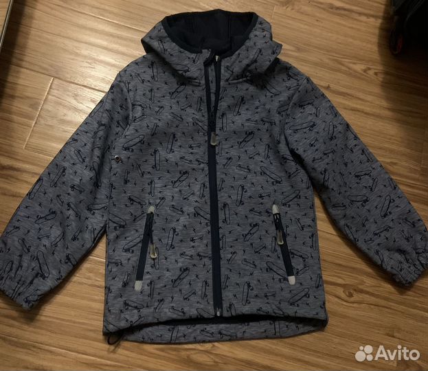 Куртка доя мальчика 116 / ветровка утепленная