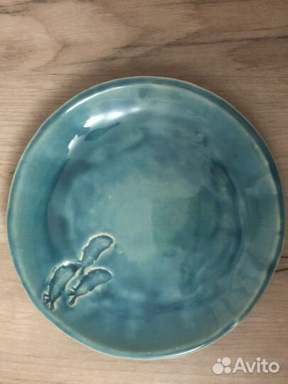 Тарелка керамическая ручная работа