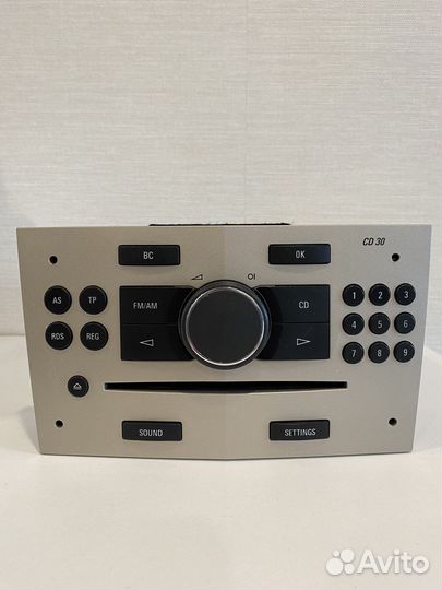 Штатная магнитола на opel астра h