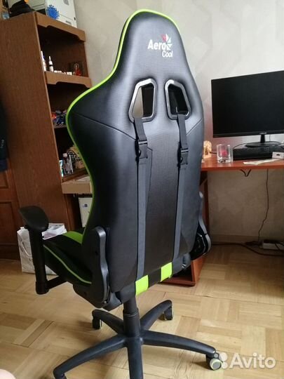 Компьютерное игровое кресло Aerocool AC120 AIR-BG