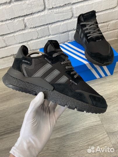 Кроссовки Adidas Nite Jogger черные