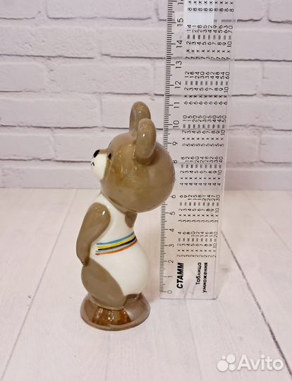 Олимпийский мишка,фарфор