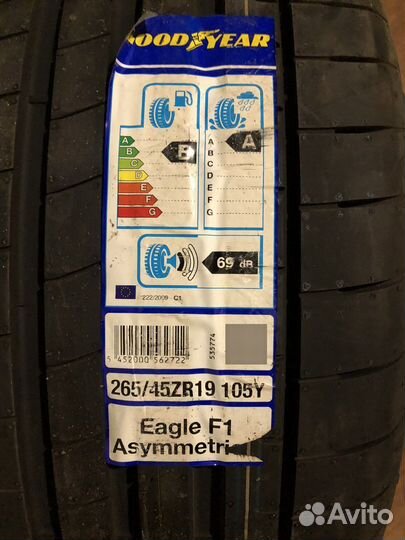 Goodyear Eagle F1 Asymmetric 265/45 R19 105Y