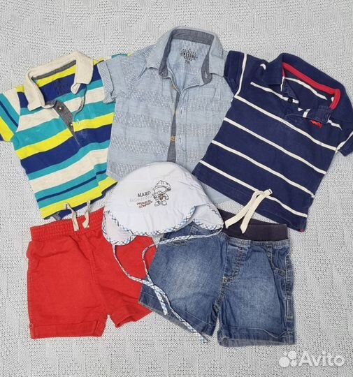 Огромный пакет вещей на мальчика 1-6 месяцев