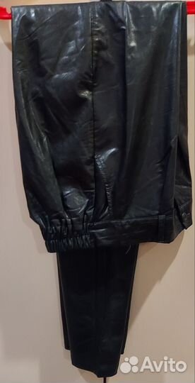 Кожаные брюки новые