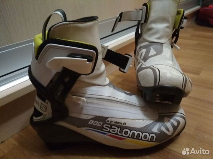 Лыжные ботинки Salomon sk+крепления