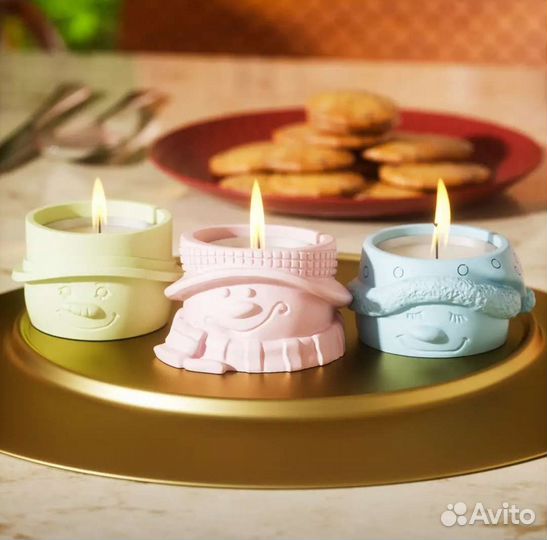 Новогодние подсвечники