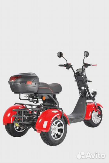 White Siberia PRO Trike 3000W Red 2023