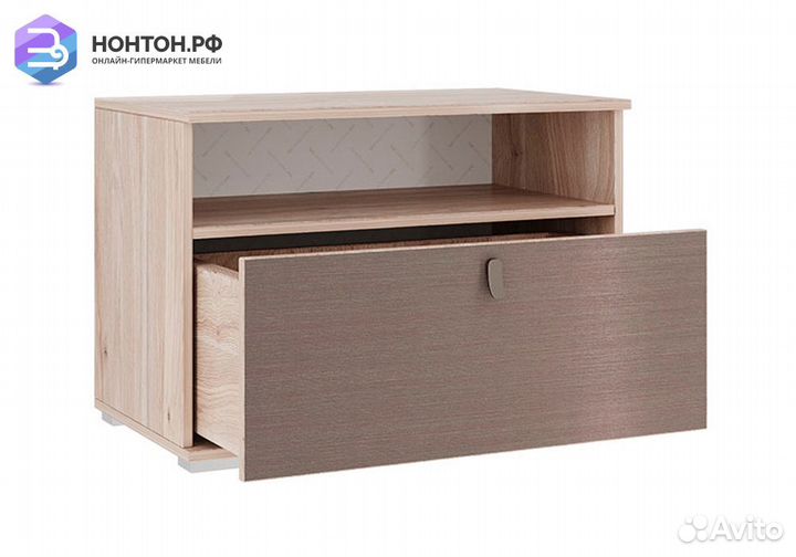 Тумба Модерн 22.01 дуб мария / бронза